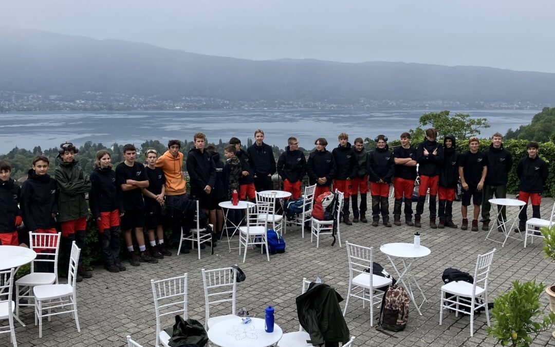 Première journée de travaux pratiques au Château de Menthon-Saint-Bernard avec la classe de secondes NJPF